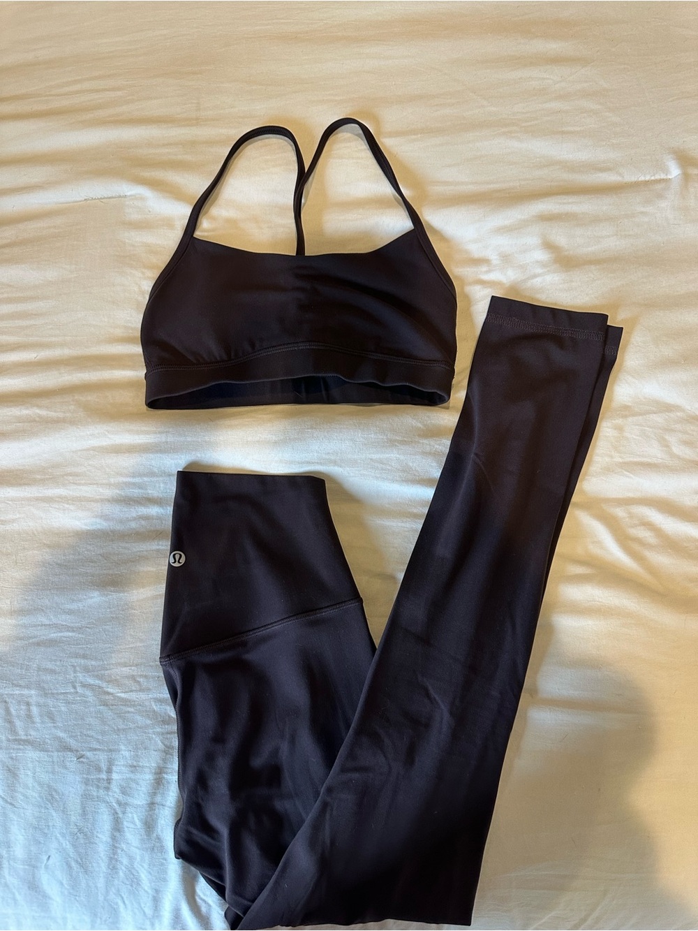 lululemon athletica sequoia BROWN matching set - Picture 2 of 3